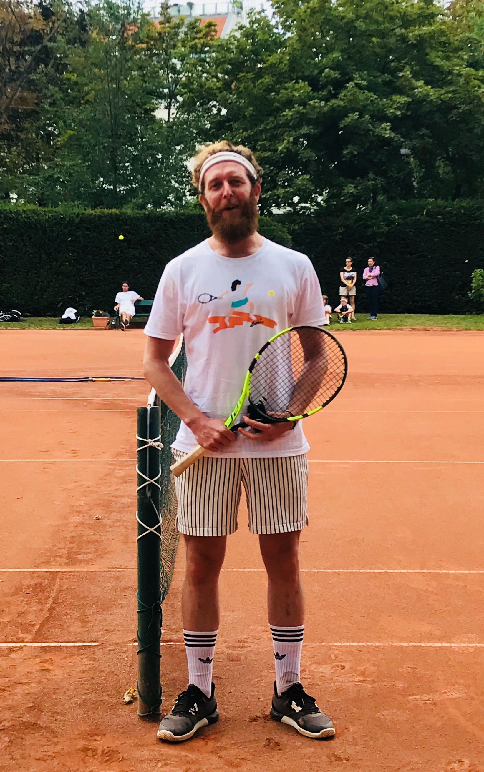 Teilnehmer Christian im Turniershirt