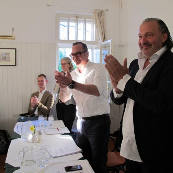 Der neue Vorstand dankt dem alten