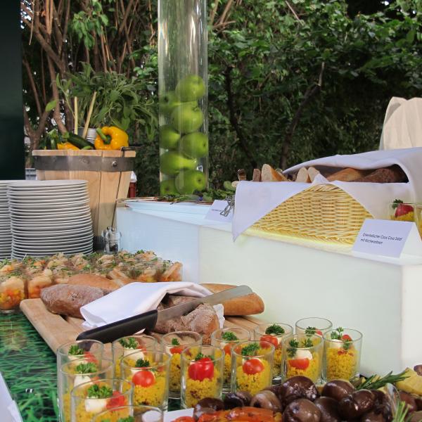 Das Buffet ist bereit