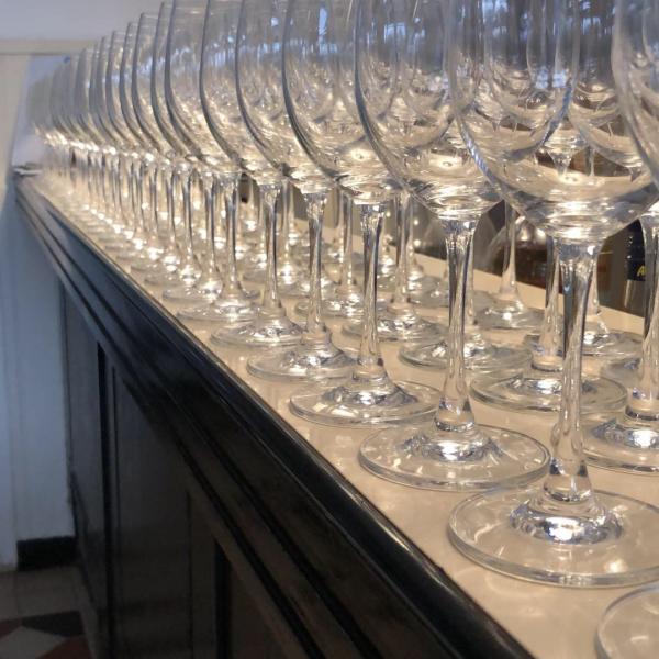 Es wurde brav ausgetrunken